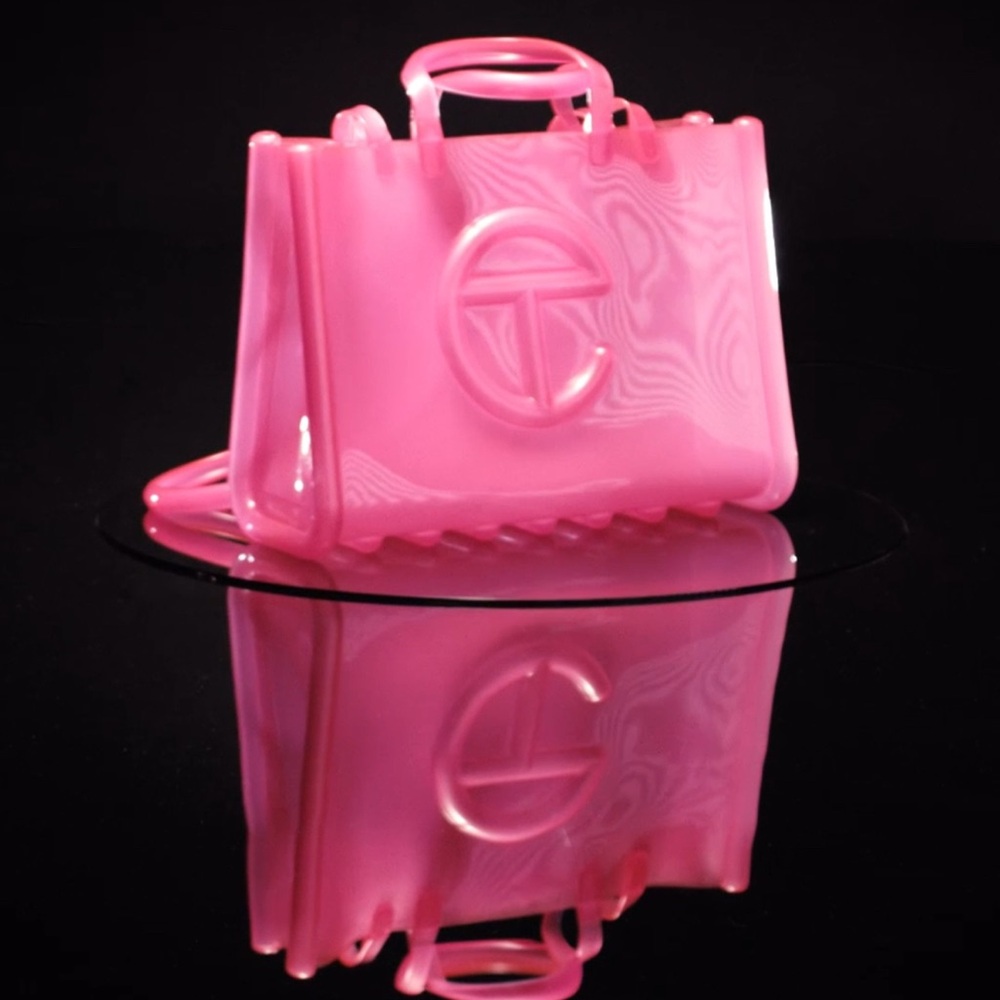 Telfar x Melissa Medium Jelly Shopper Bag Clear Pink SOLD OUT in stores